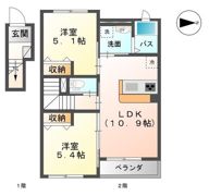 ハイン フックの間取り画像