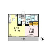 ボナールコートの間取り画像