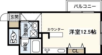 XーSELLヒラモト平和大通りの間取り画像