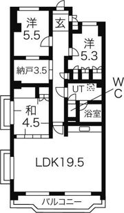 星和原コーポラスの間取り画像