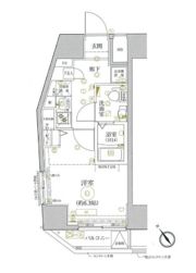 ベルシード品川西大井の間取り画像