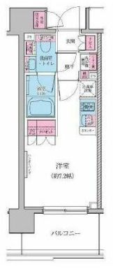 レジディア品川シーサイドの間取り画像