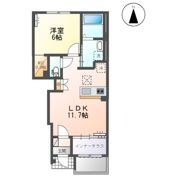 リバーサイド ゆうの間取り画像