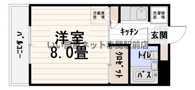 コーポZENの間取り画像