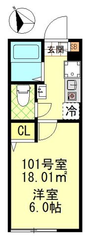 Grip吉祥寺Ⅱの間取り画像