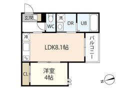 REGALEST 江波山桜の間取り画像