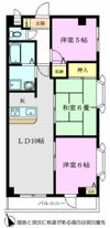 マンション白梅の間取り画像