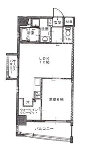 フェリーチェ中井けやき通りの間取り画像