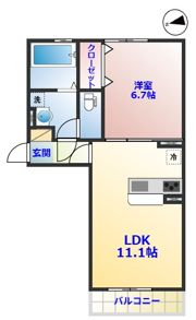 R．ZAX Bの間取り画像