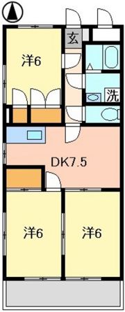 コーポ八代の間取り画像
