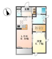 リビオ北方の間取り画像