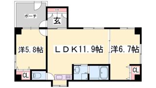 キャッスルアート三宮東の間取り画像