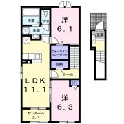 コントレイル Ⅰの間取り画像