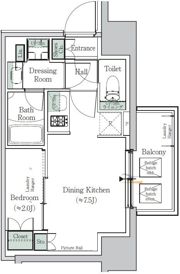ONE ROOF RESIDENCE NISHINIPPORIの間取り画像