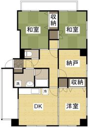 グリーン金剛マンションの間取り画像
