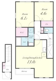 アドウェル壱番館の間取り画像