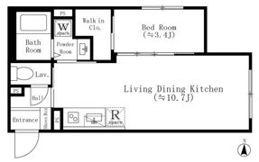 ルーエ恵比寿の間取り画像