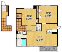 シャーメゾン牧山の間取り画像