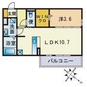 フェリス大橋南の間取り画像