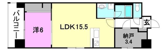 アーバン錦町の間取り画像