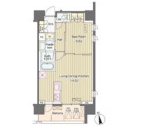 ヴェルデコート西新宿の間取り画像