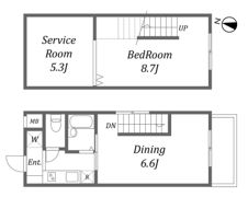 ユーコート上用賀の間取り画像