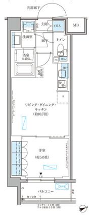 パークアクシス文京本郷の間取り画像