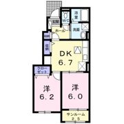 プラシード Ⅱの間取り画像