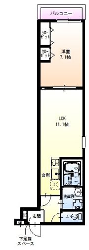 フジパレス阪急豊津駅南Ⅱ番館の間取り画像