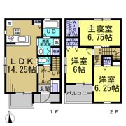 リーブルファイン大野町の間取り画像