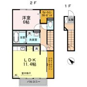 ハピーハイツatomの間取り画像