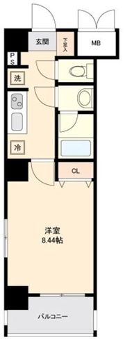 メイクスデザイン茅場町の間取り画像