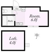 ユナイト反町スタインベックの間取り画像