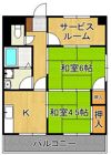 コーポあけだの間取り画像