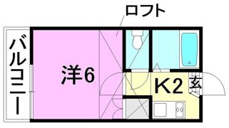 プリオール中村の間取り画像