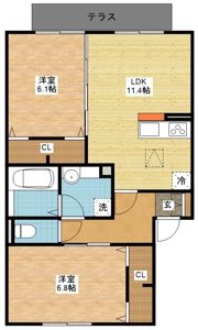 飛行機が丘の間取り画像