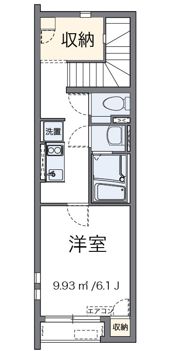 クレイノWAKANAⅡの間取り画像