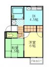 プレジール藤崎の間取り画像