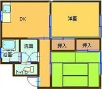 コーエイマンション第2の間取り画像