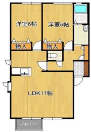 レシェンテ徳力の間取り画像