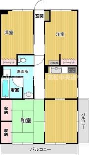 ボヌール原田町の間取り画像