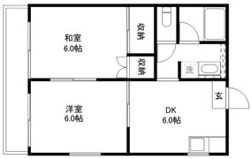 ドミールサカイの間取り画像