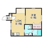 EKフラットの間取り画像