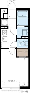 グレイス高野Ⅱの間取り画像
