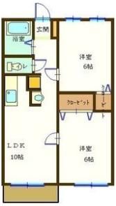 平和第2マンションの間取り画像