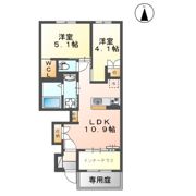 フレスタIIの間取り画像