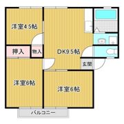 サンライフナカネの間取り画像