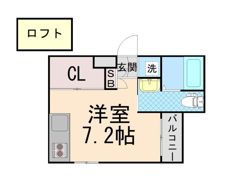 シティフラット灘の間取り画像