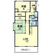 春日ｽｶｲﾏﾝｼｮﾝ 401号の間取り画像