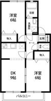 リバーハイツの間取り画像